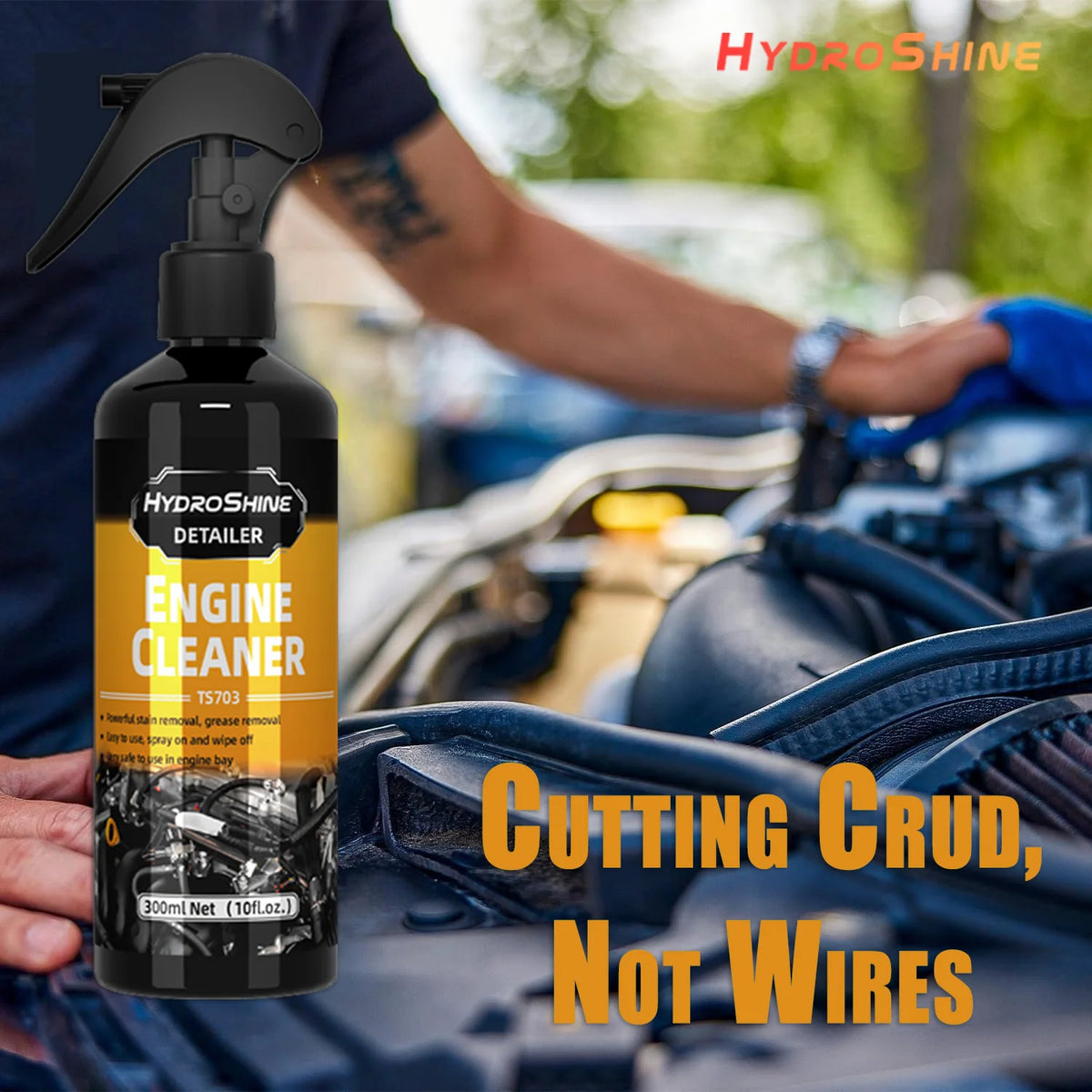 Hydroshine Engine Bay Cleaner Care Powerful Decontamination