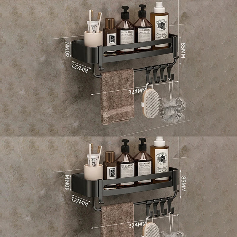 Bathroom Shelf over the Toilet No Drill Wall Mounted Shower Corner Storage Shelves Shampoo Rack Bathroom Hardware Accessories