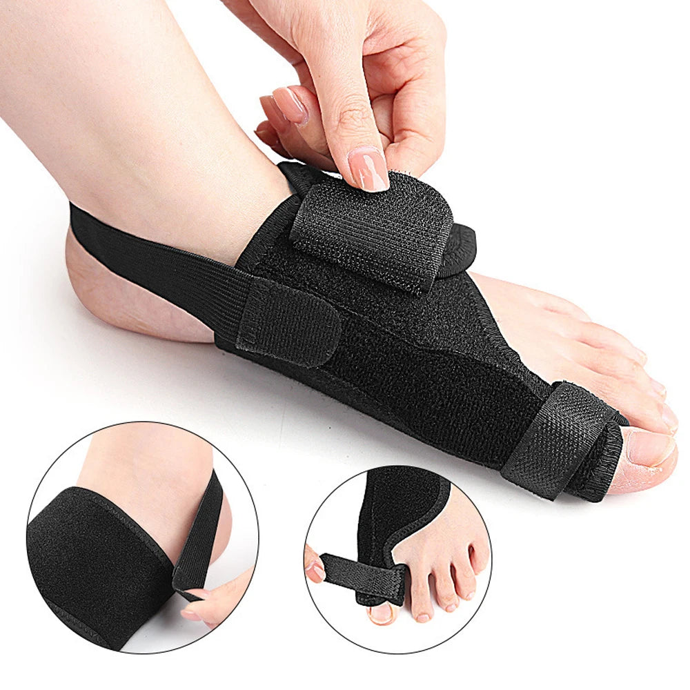1/2PCS Bunion Corrector - Orthopedic Bunion Splint - Bunion Correction Toe Straightener with Non-slip Strap, Day Night Support
