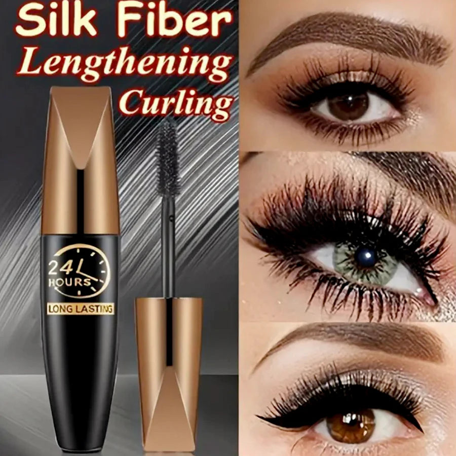 5D Eye Black Mascara Waterproof Lengthens Eyelashes Extension