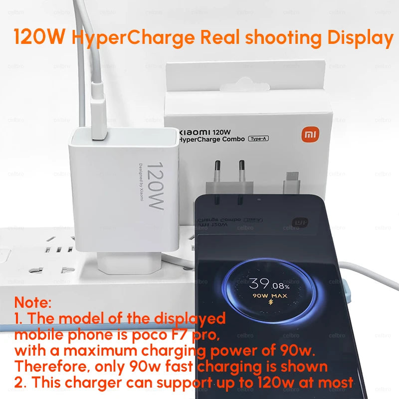 120W Xiaomi Super Fast Charger 100W