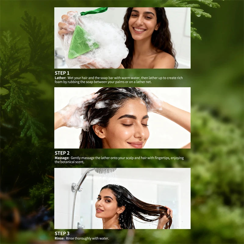 120g Usman Grass & Platycladus Shampoo Soap
