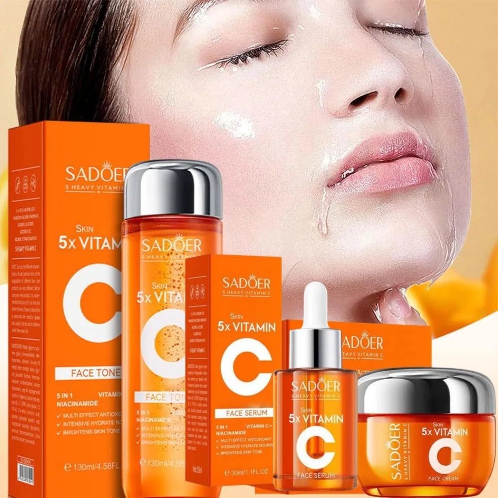 Vitamin C Revitalizing Skin Serum Skincare Set Moisturizing