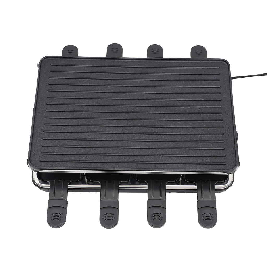 220-240V Table Grill,Electric Grill,Non-Stick Electric Barbecue Grill,1 Large + 8 Small Trays,for Barbecues,Parties,Decks