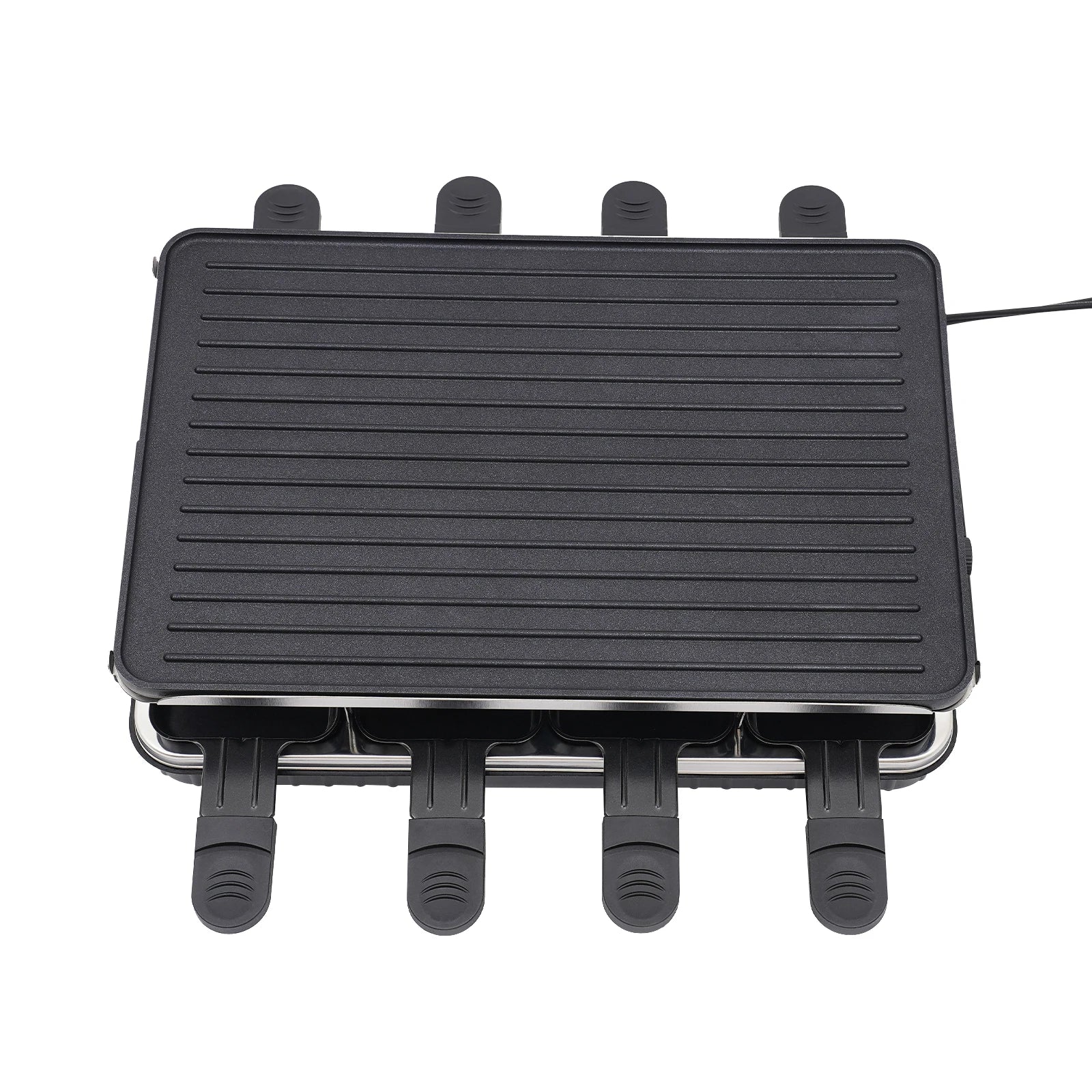 220-240V Table Grill,Electric Grill,Non-Stick Electric Barbecue Grill,1 Large + 8 Small Trays,for Barbecues,Parties,Decks