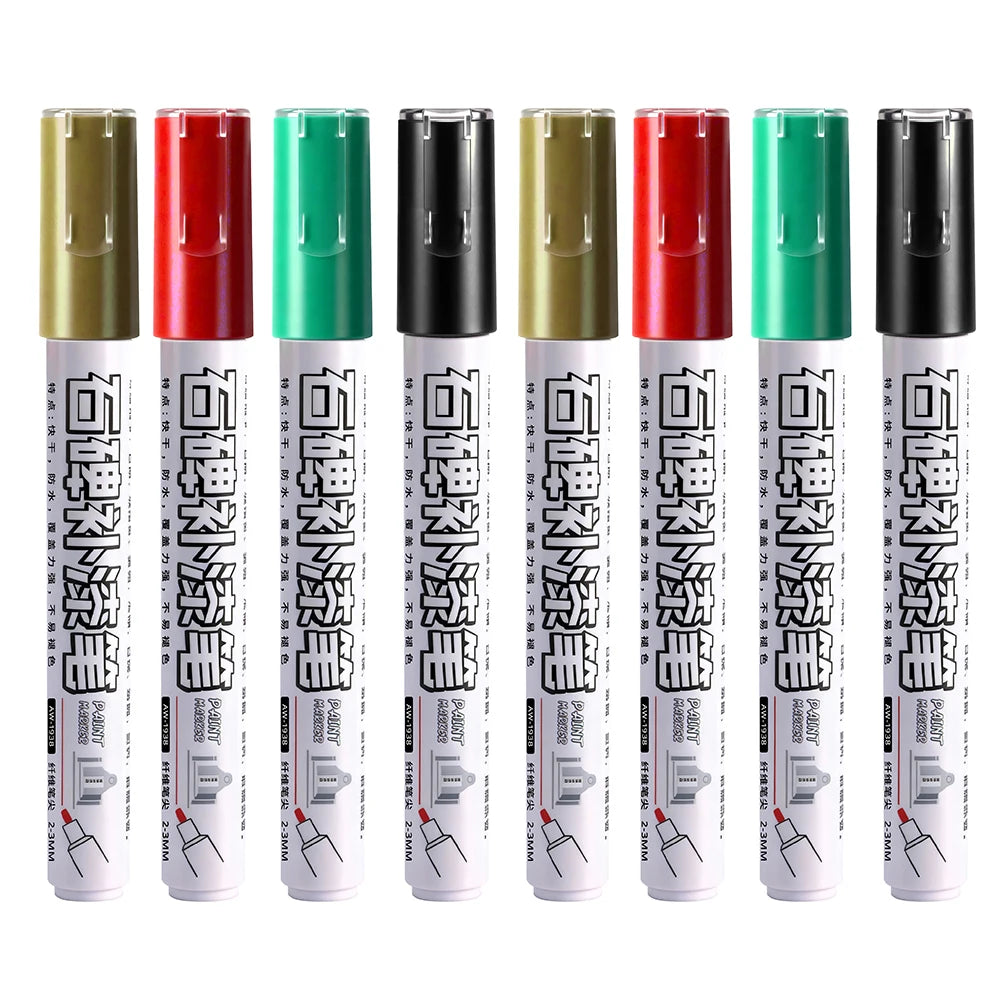 4 Colors Tombstone Marker Pen Professional Inscription Repair