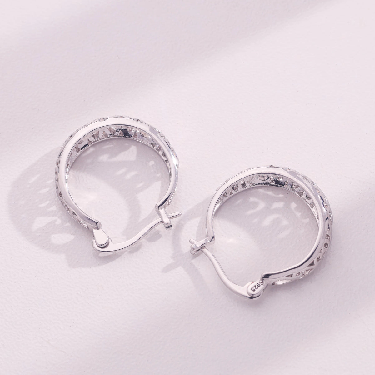 925 Silver Lady Silk Earrings High-Grade Luxury Jewelry Elegant Sexy Fashion Trend