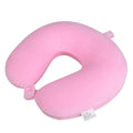 Travel Pillow Memory Foam Head Neck Airplane Pillow Traveling Car Home Office Travel Neck Flight Pillow Snap Strap Soft Cover