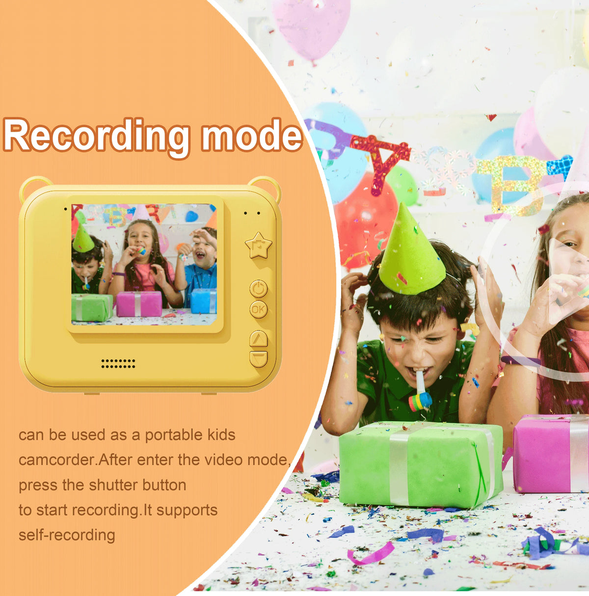 Digital Kids Instant Printing Camera Suitable for Photography