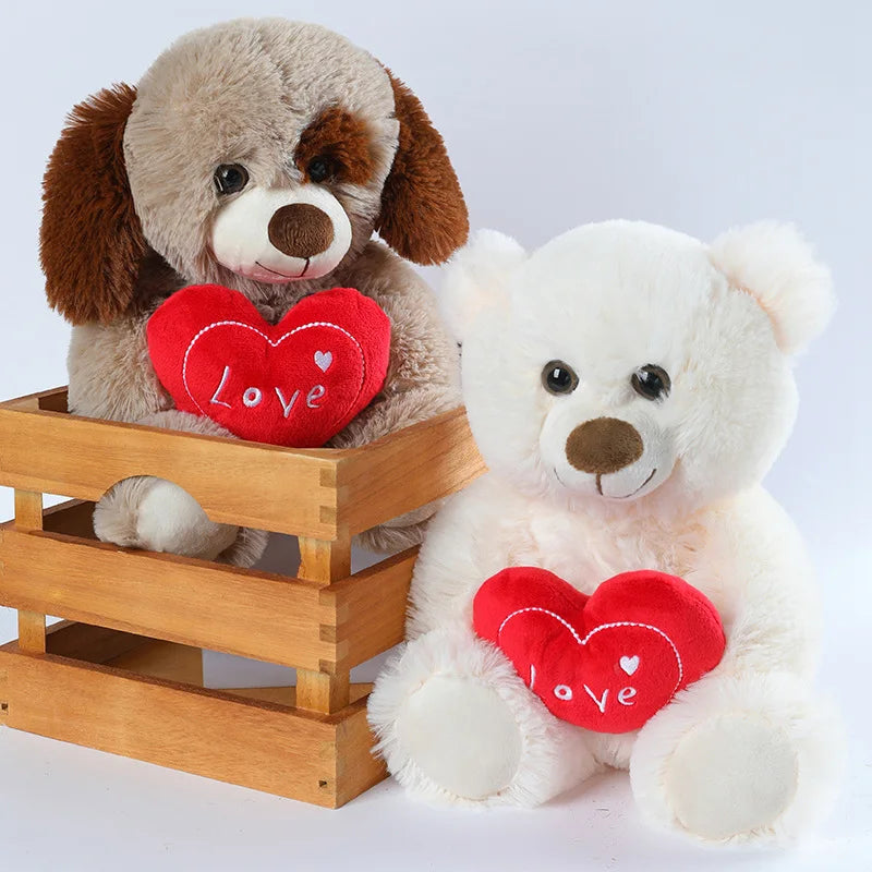 Cute Colorful Bow Tie Bear Doll Plush Toy Hug