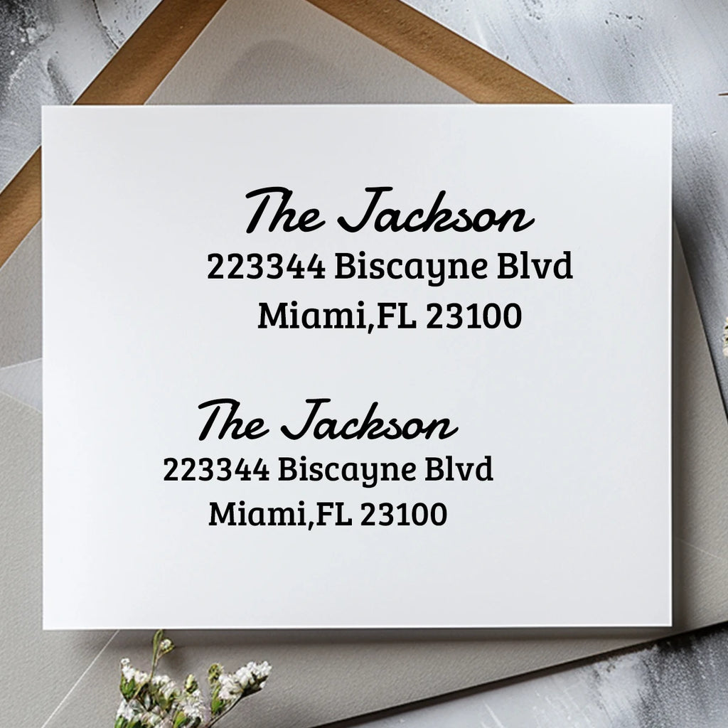 Custom Address Stamp, Return Address Stamps Self Inking Personalized