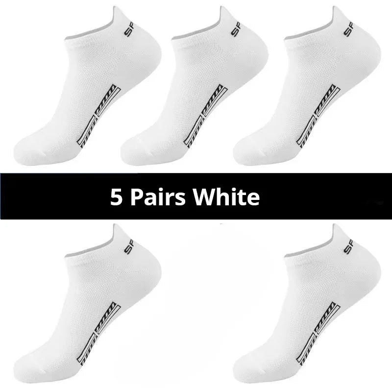 5/10/20 Pairs Of Mens Summer Thin Mesh Breathable