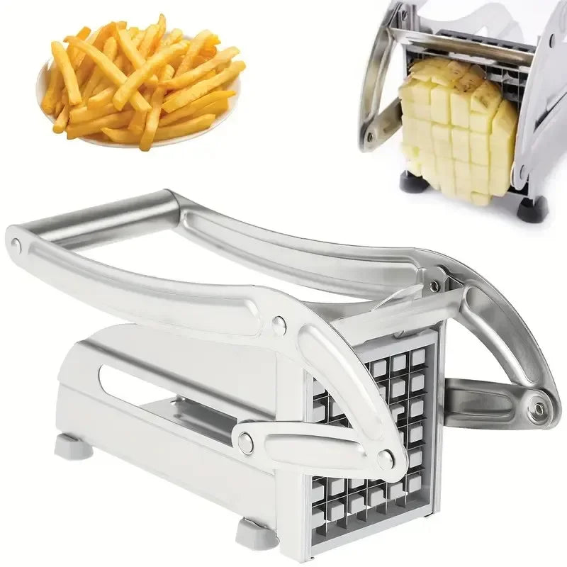 1Pack Stainless Steel Manual Potato Cutter 4-in-1