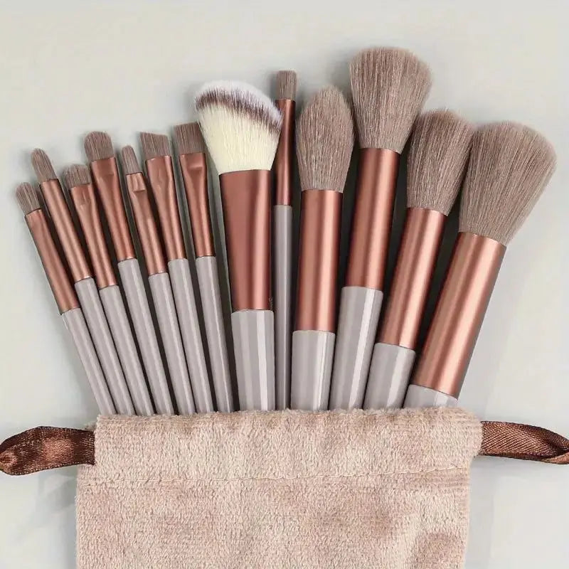 13 PCS Cosmetic Brushes Set Eye Shadow Foundation BB Cream Concealer Women Cosmetic Brush Eyeshadow Blush Powder Blending Beauty