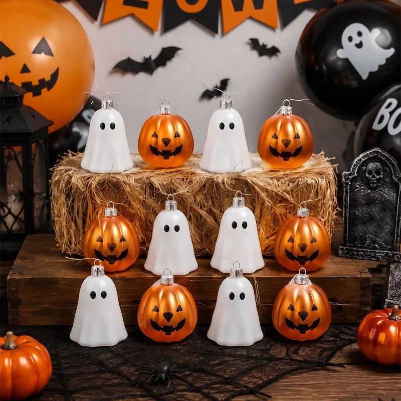 20PCS Halloween Pumpkin Ghost Hanging Ornaments