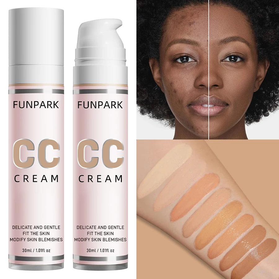 30ml 1Pc Color Correcting CC Cream Facial Foundation Waterproof