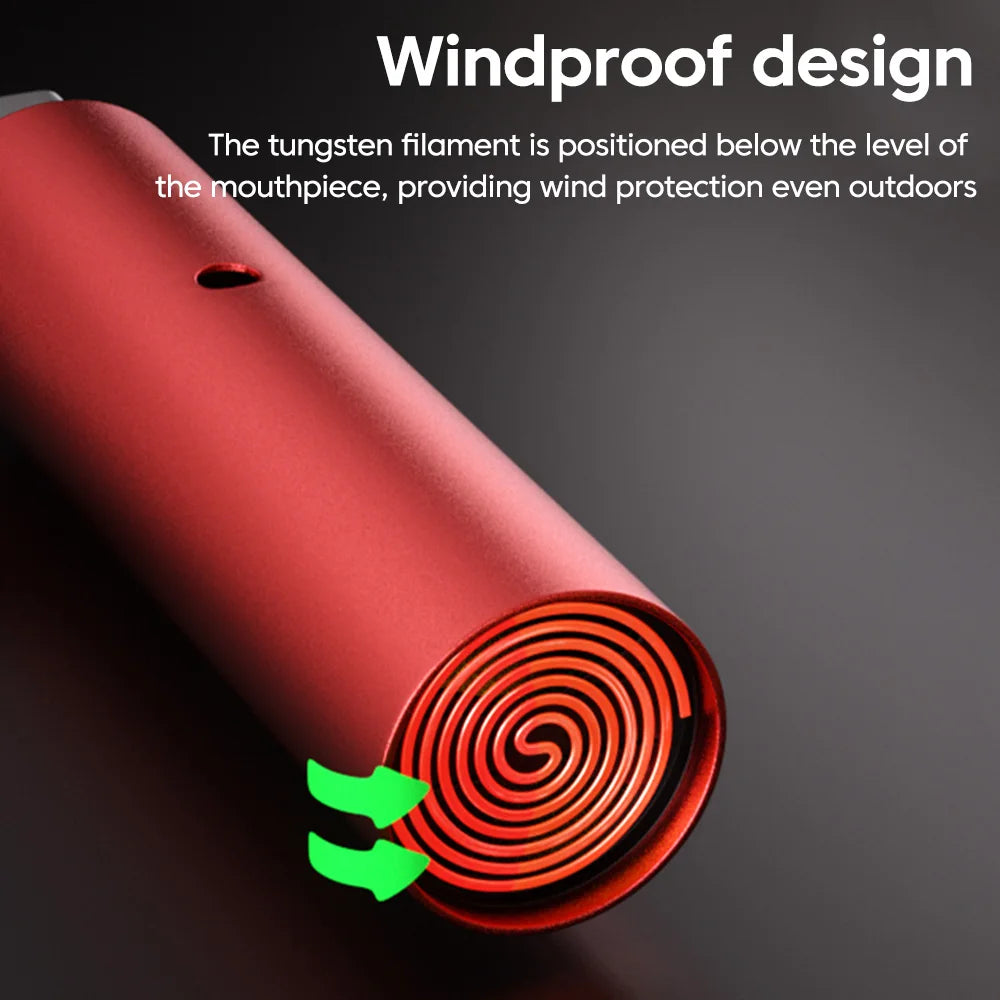 Cigarette Lighter Outdoor Safety Air Blowing USBC Cigarette Lighter Adapter For iPhone Samsung