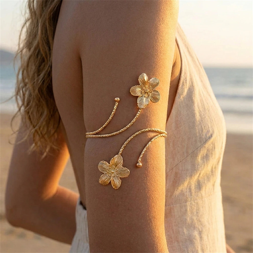 Elegant Sun Adjustable Cuff Bracelet for Women Unique
