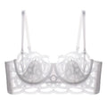 CINOON French Transparent Bra Lace Sexy Temptation Underwear Women Ultra