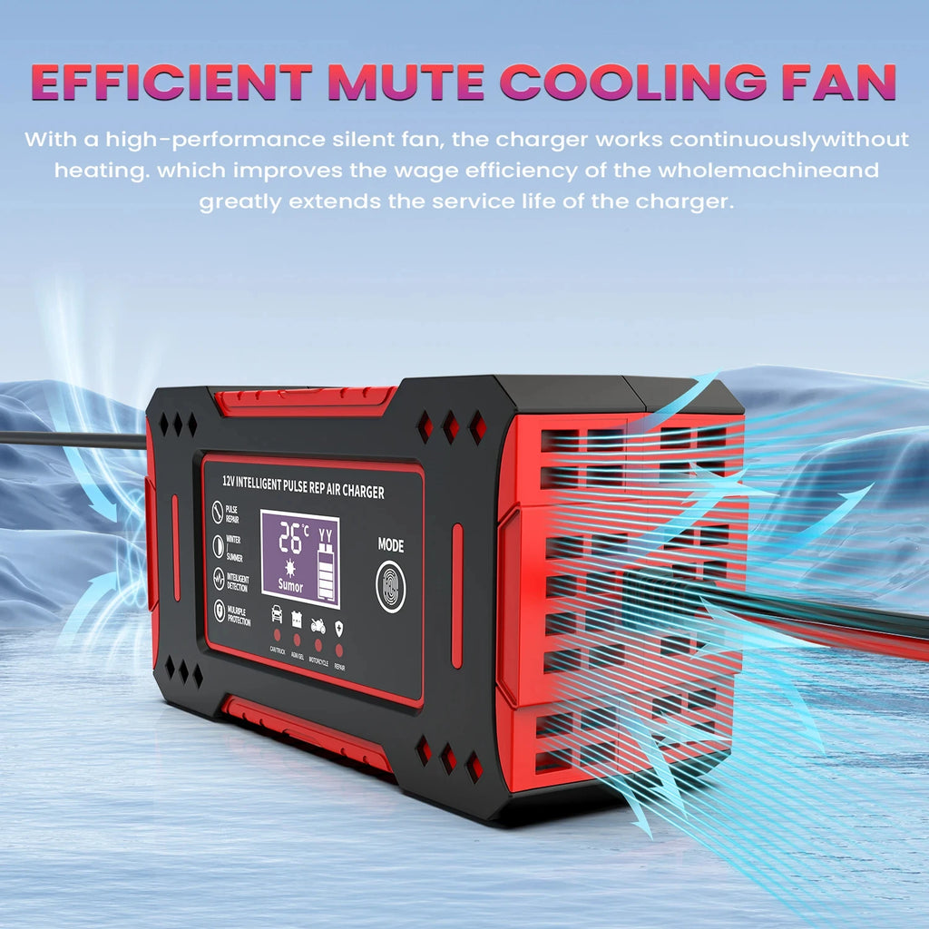 Charger Car and Motorcycle Battery Charging Unit Lead-Acid Battery Repair