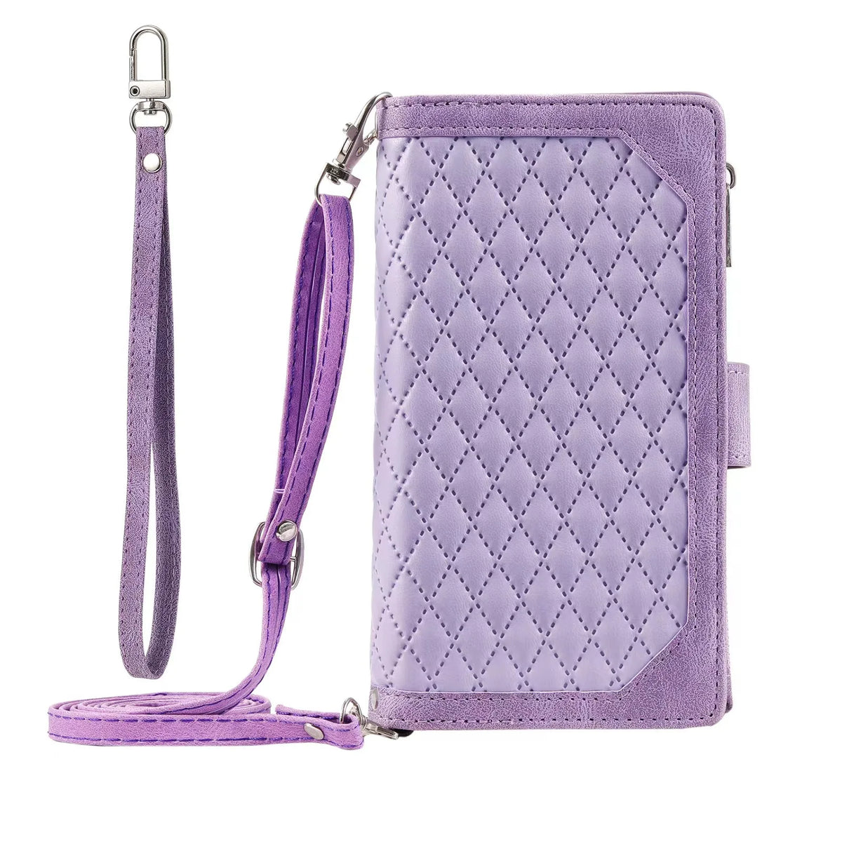 Crossbody Zipper Wallet Case for OnePlus 12 11 11R Leather
