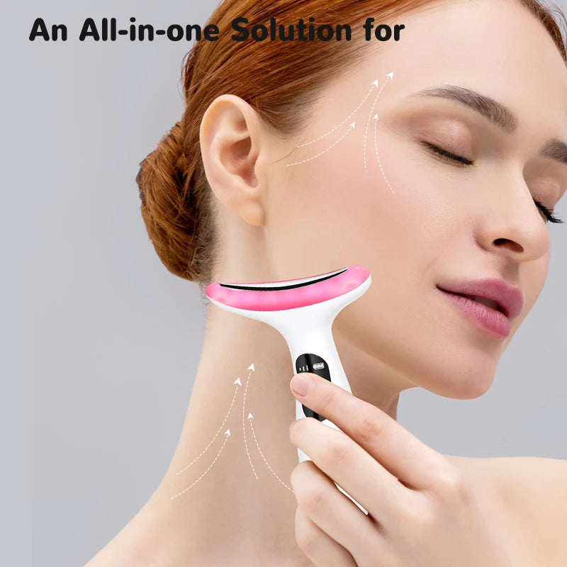 7Color Neck Face Massager Facial Massager Tool for Skin Care