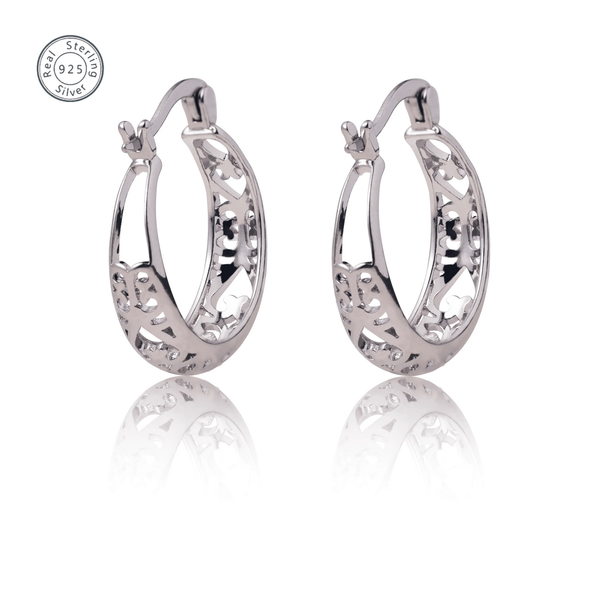 925 Silver Lady Silk Earrings High-Grade Luxury Jewelry Elegant Sexy Fashion Trend