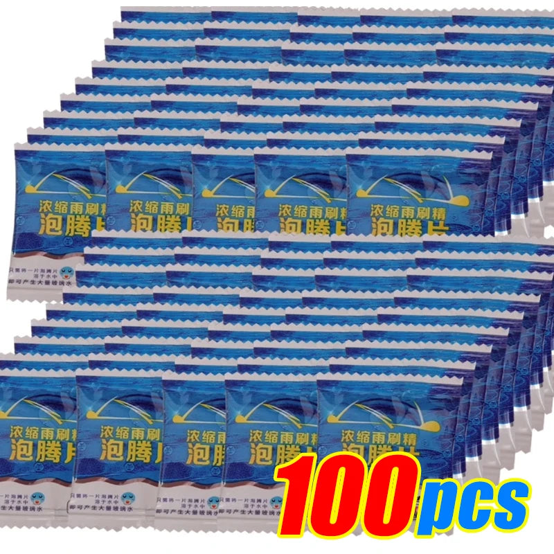 Car Windshield Cleaner Effervescent Tablets Solid Washer Agent