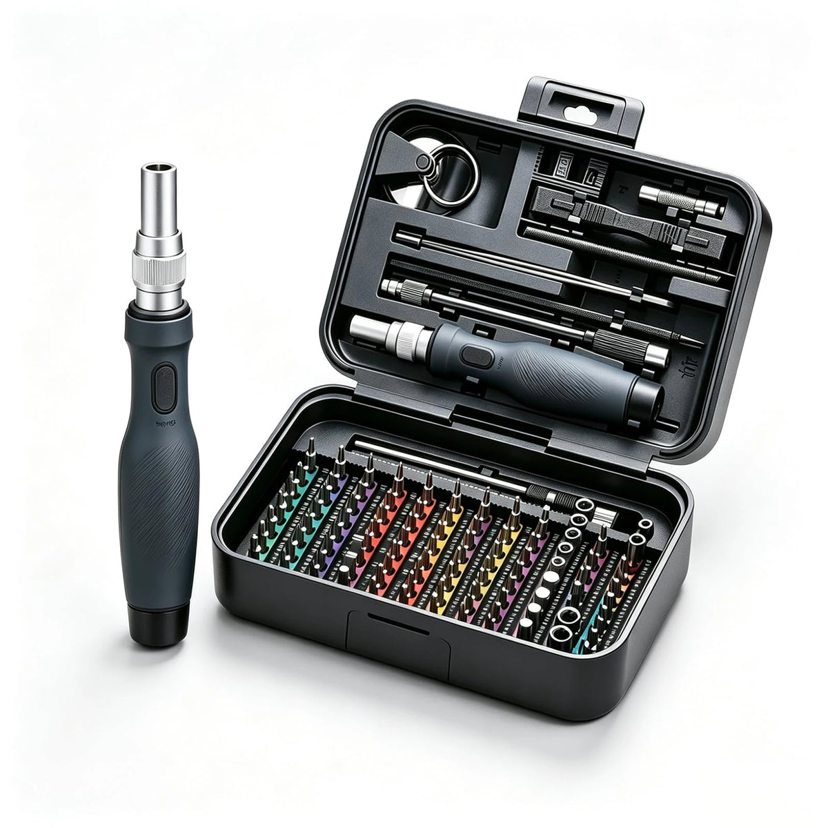 132 in 1 Mini Precision Screwdriver Set Color-Coded Manual Magnetic Tool