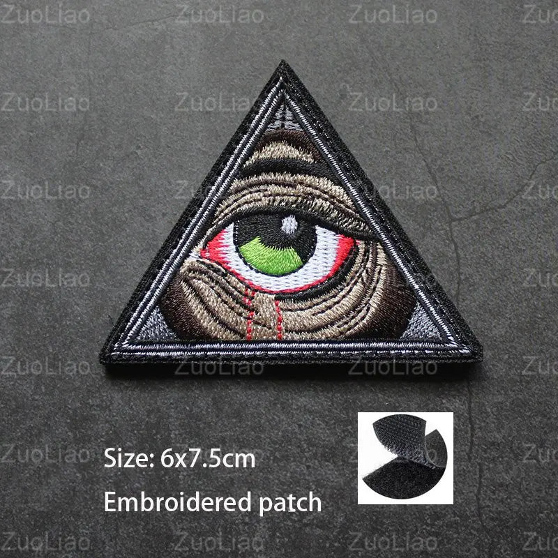 3D Embroidery Creative  Gold Coins and Stereo Eagles Armband