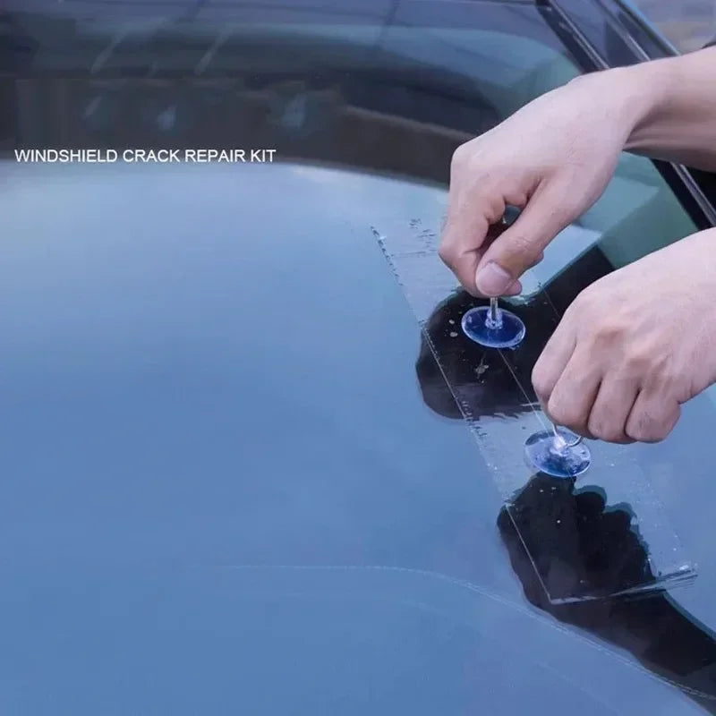 DIY Windshield Car Crack Repair Kit Mobile Screen Window Glass Scratch Cure Glue Clean Neat Car Maintenance Accessories