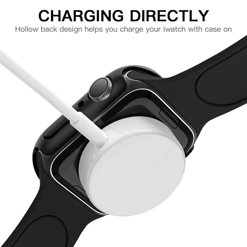 Case for Apple Watch 45mm 41mm 40mm 44mm 42mm 46mm Protective Cover
