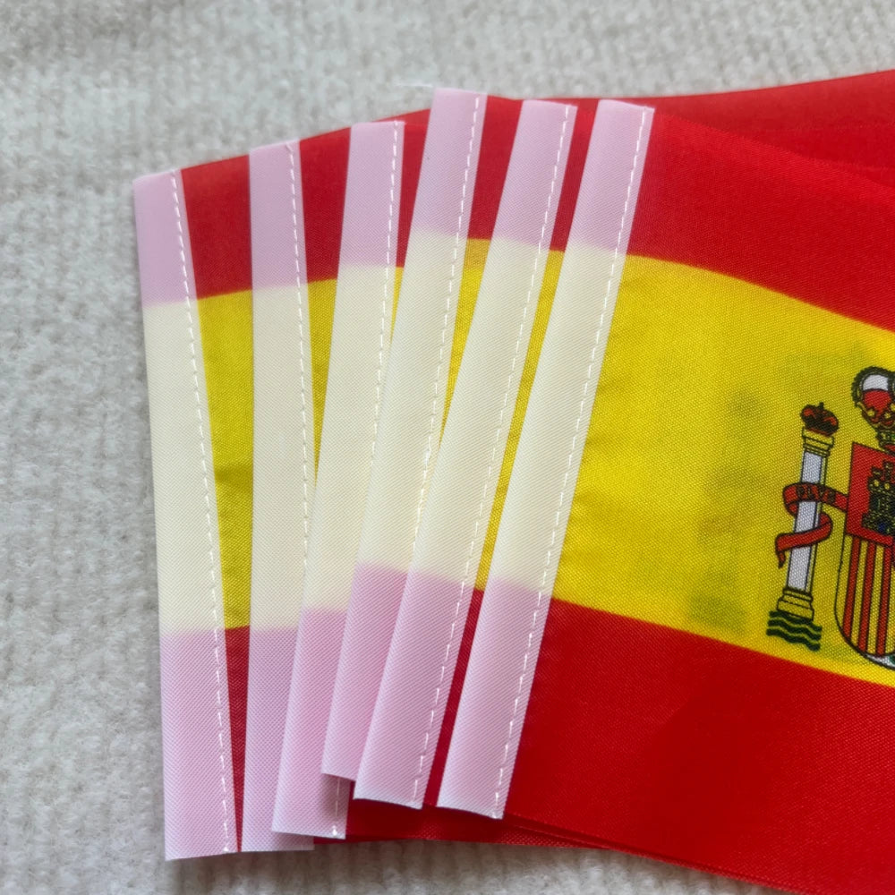 14*21 Spain hand flag Spanish Wave Crest banner Sports opening outdoor De