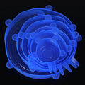 6pcs/set Silicone Covers Adaptable Silicone Lids Silicone Caps for Food