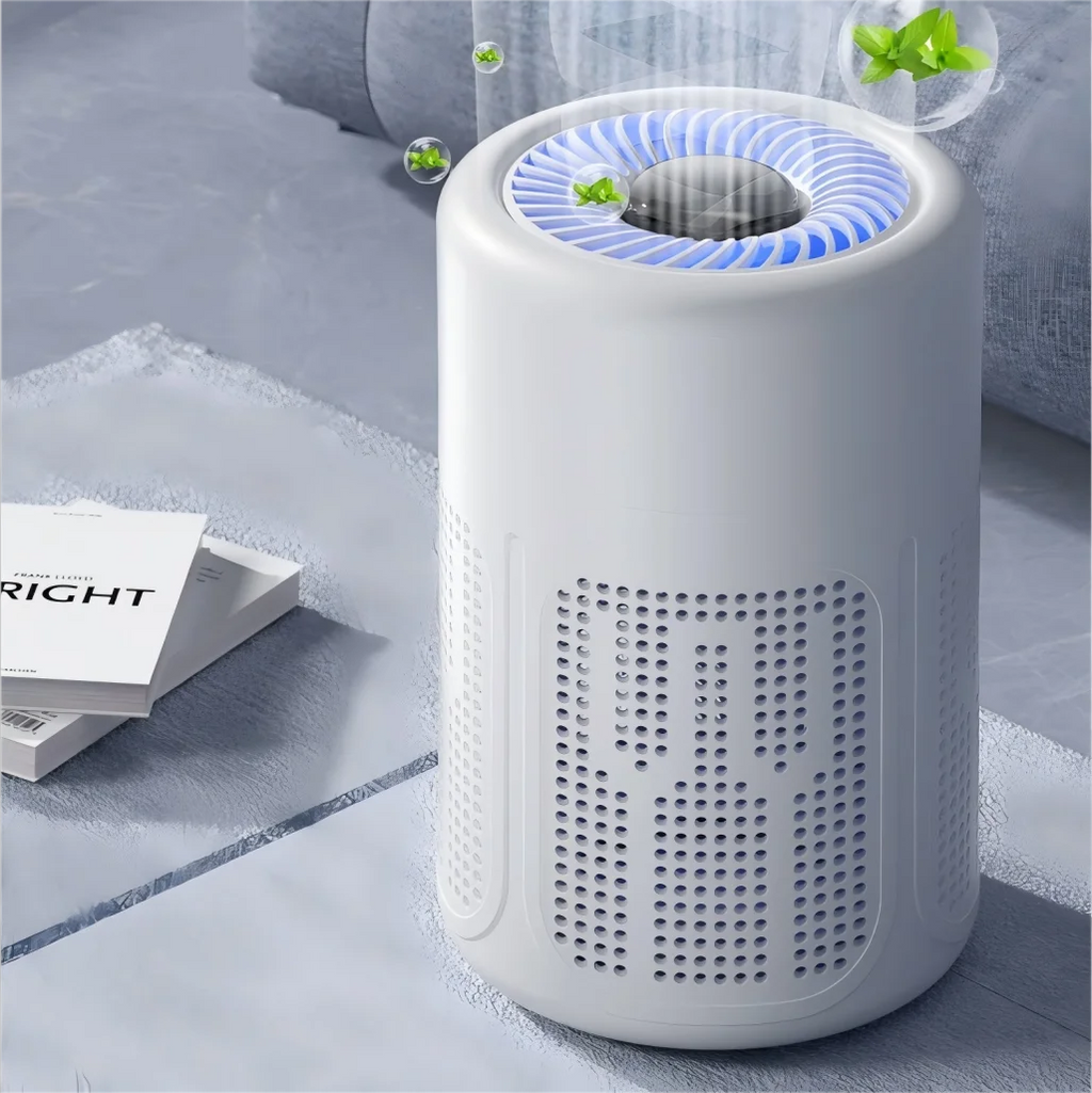 HOMEFISH USB Air Purifier Negative Ion Household Air Formaldehyde Removal Odor Filtration Indoor Odor Removal