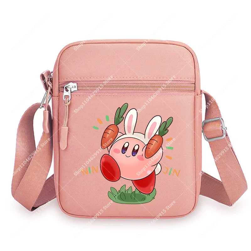 Star Kirbys Shoulder Bags Cute Cartoon Anime Crossbody Bag