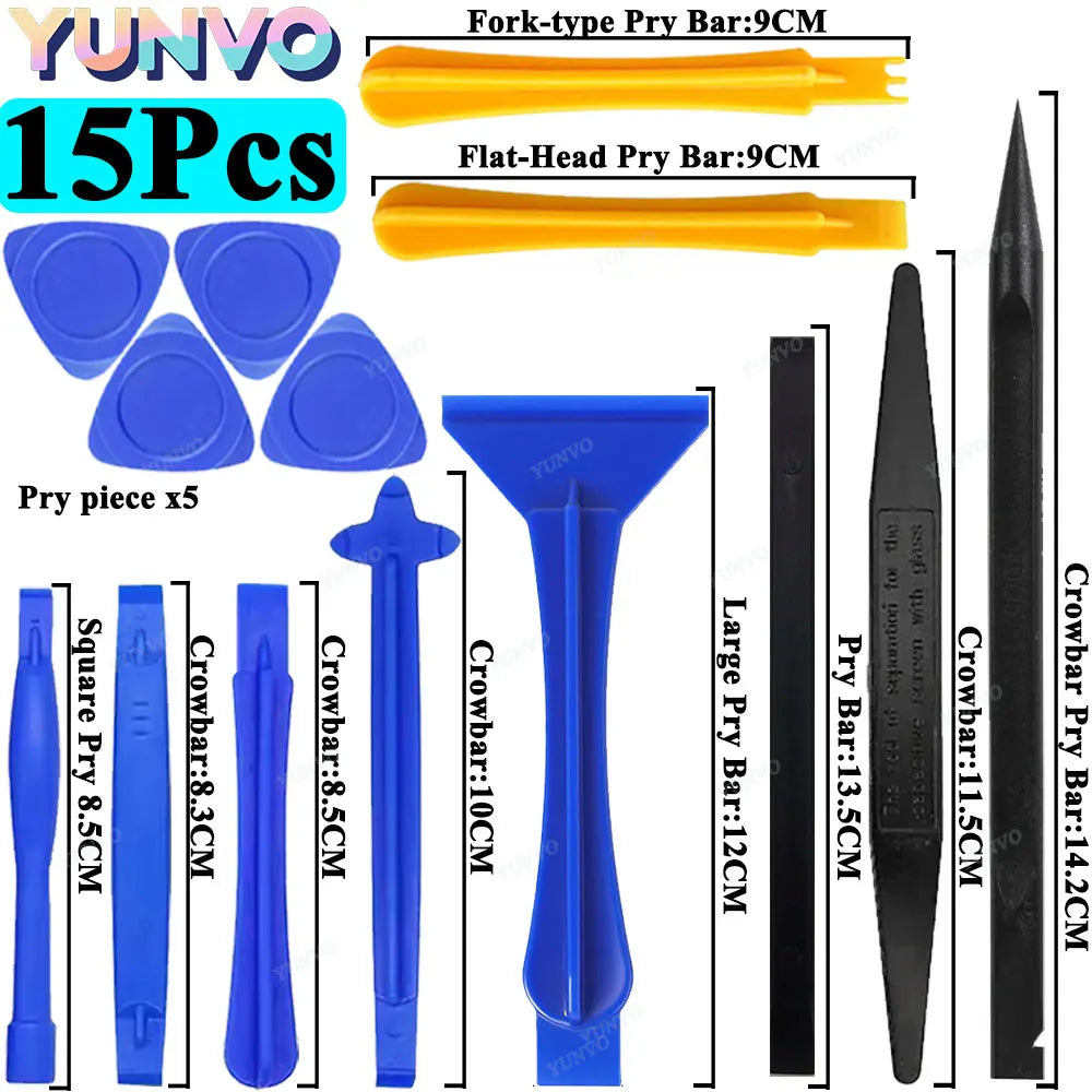 Professional Mobile Phone Repair Tool Kit, Precision Screwdriver Set for iPhone Android, Multi-Function Disassembly Opening Tool