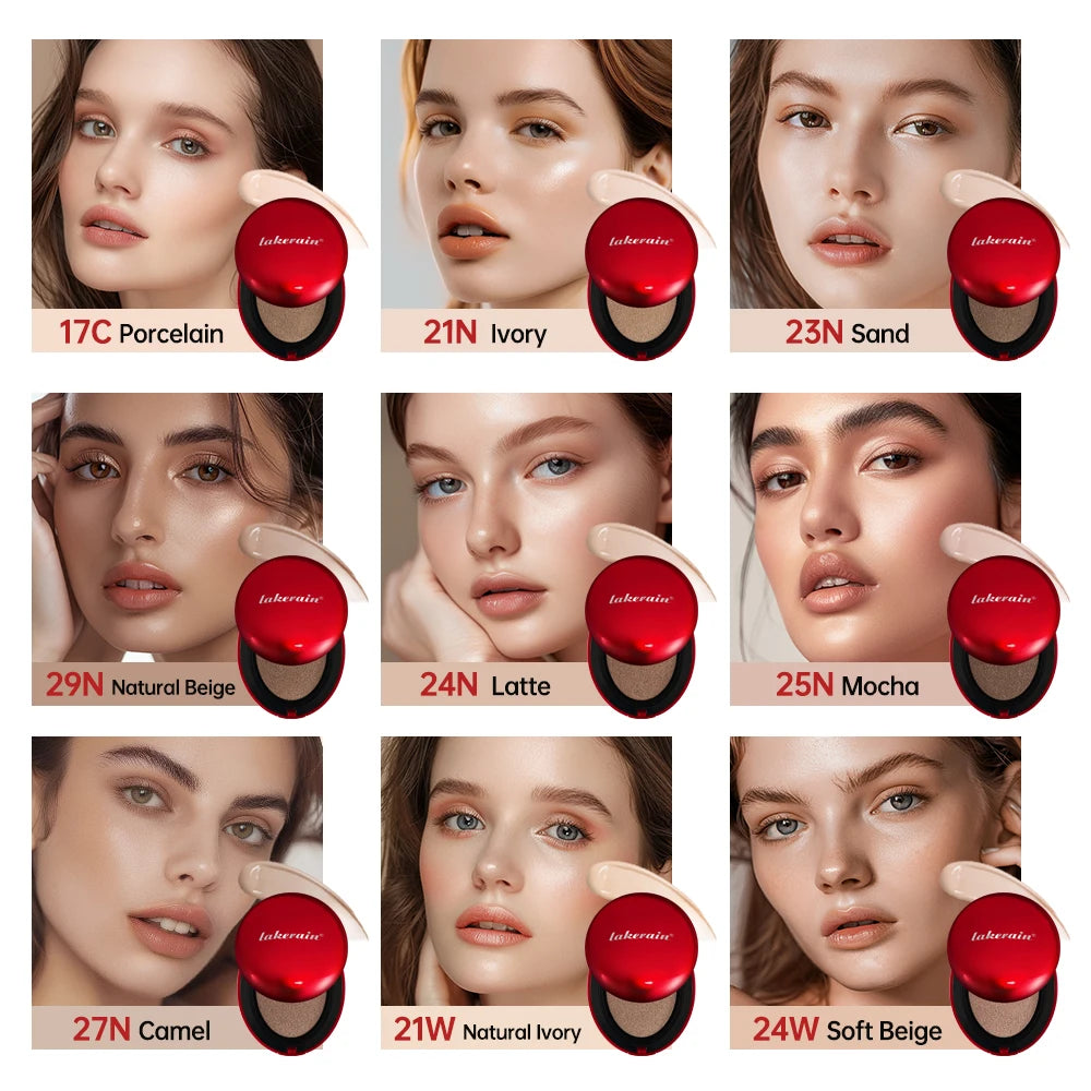 Red Cushion Foundation | Full coverage, lightweight, fits well, satin finish, Korean Cushion Foundation