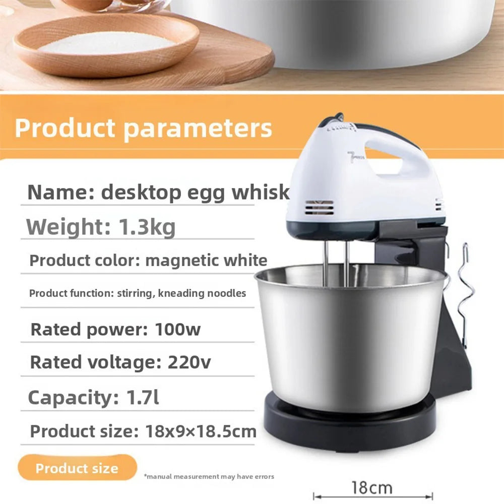 Automatic Electric Hand Mixer with Stand and Bowl