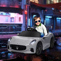 AIYAPLAY Kids Electric Car 12V Kids Car 2.4 GHz remote control 2 Motor Grey
