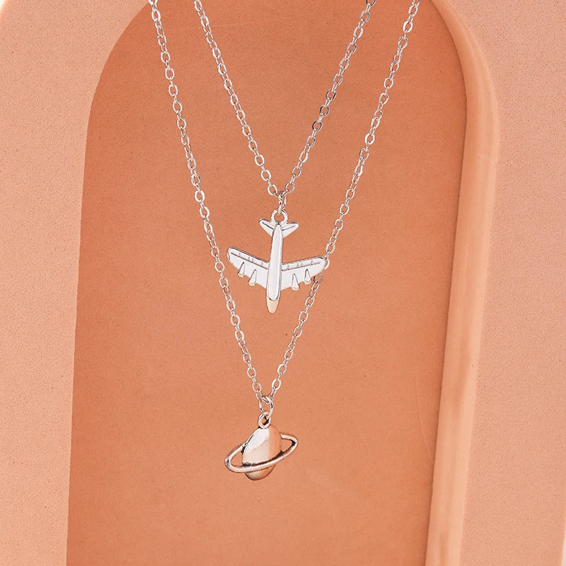 Aihua Fashion Infinity Pendant Necklace for Women Gold Silver Color Chains Infinity Symbol Party Collares Jewelry on the Neck