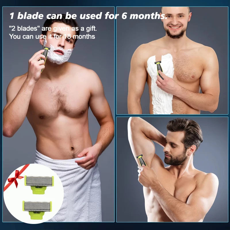 Electric Shaver for Men and Women Portable Full Body Trimmer USB
