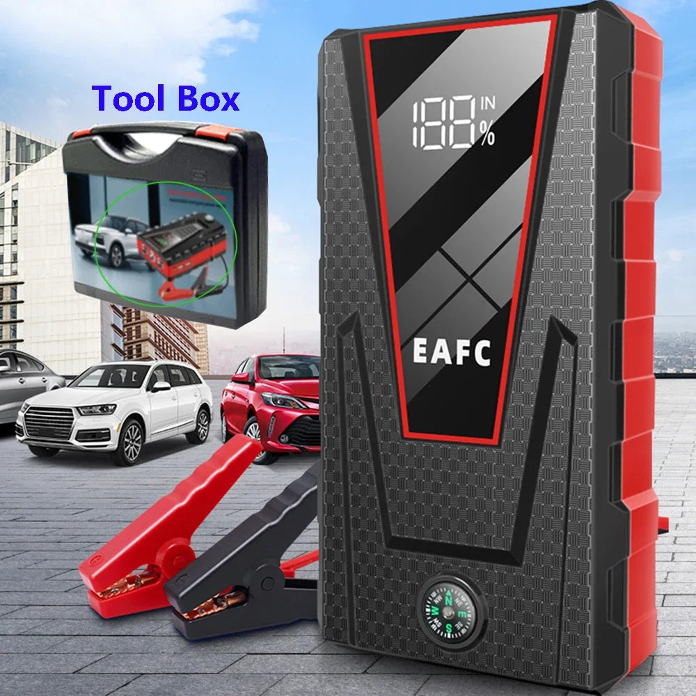 EAFC Car Jump Starter 600A / 1200A /2000A Portable Power Bank Car Battery Booster 12V