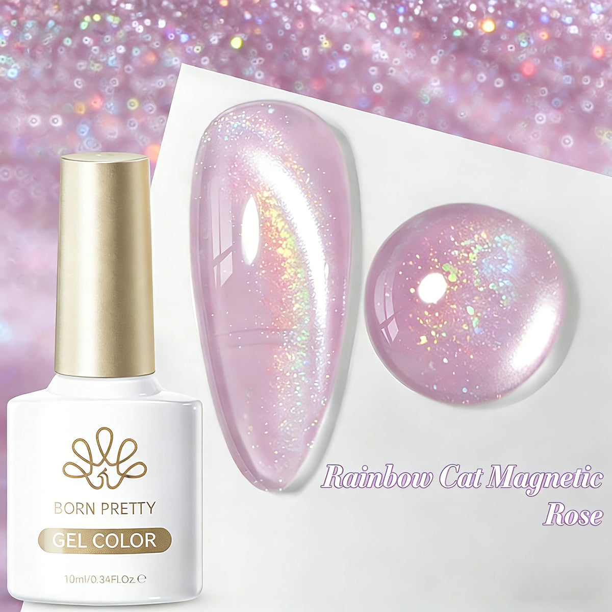 BORN PRETTY 117 Colors Cat Magnetic Gel Nail Polish 10ml