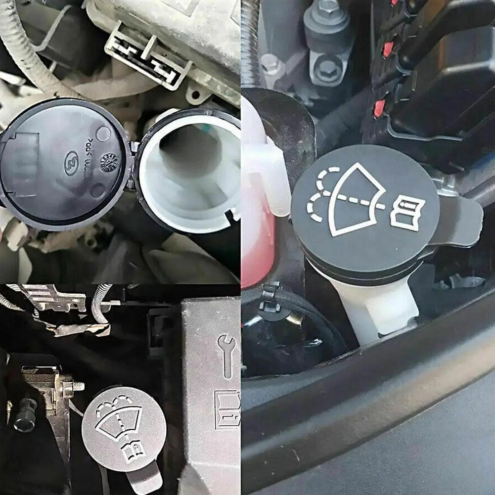 Car Windshield Wiper Washer Fluid Reservoir Tank Bottle Cap Cover