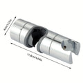 Universal Shower Head Holder Adjustable 18~25mm ABS Chrome Shower