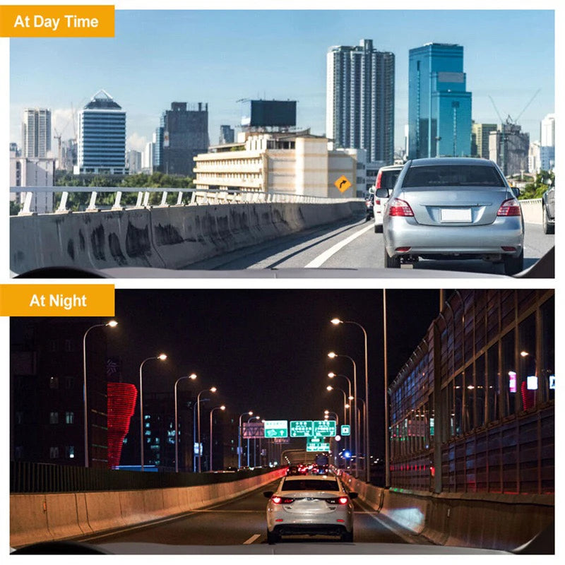 Car recorder front and built-in, front 1080P and built-in 720P recording car DVR camera, 140 ° wide-angle, night vision