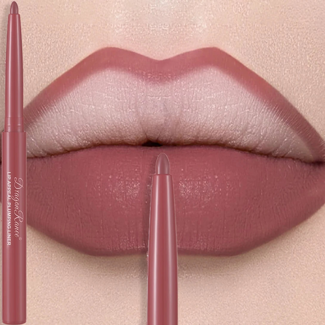 Multi Color Matte Lip Liner Crayon, Velvet Waterproof Lip Pencil