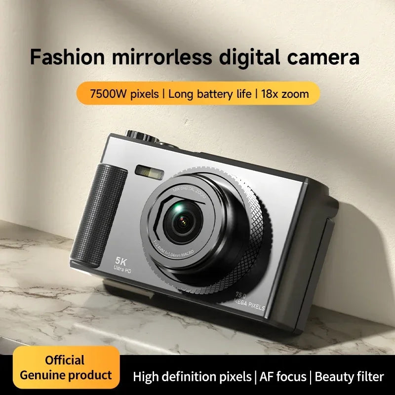 OnePlus Digital Camera 180° Flip Screen 5k Video Vlog Camera 75mp