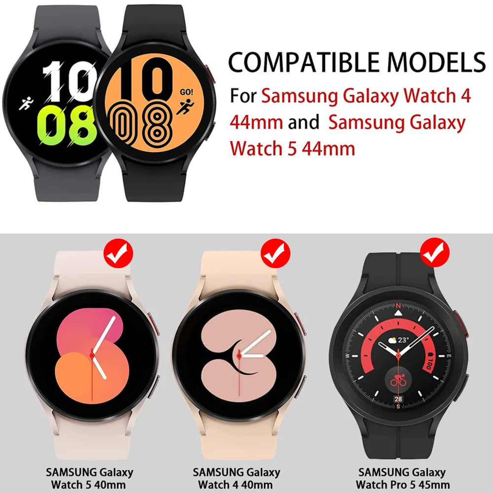 Tempered Glass for Samsung Galaxy Watch 5 Pro/5/4 40mm 44mm, Galaxy Watch 5 Pro/5/4 Smartwatch